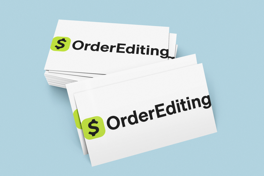 Order Editing Digital Business Card